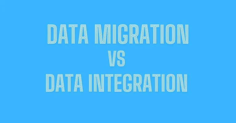 data migration vs data integration